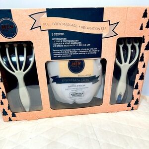 Men Wellness Full Body Massage and Relaxation Revitalization Set. New In Box.